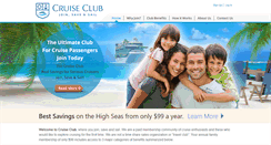 Desktop Screenshot of cruiseclub.com